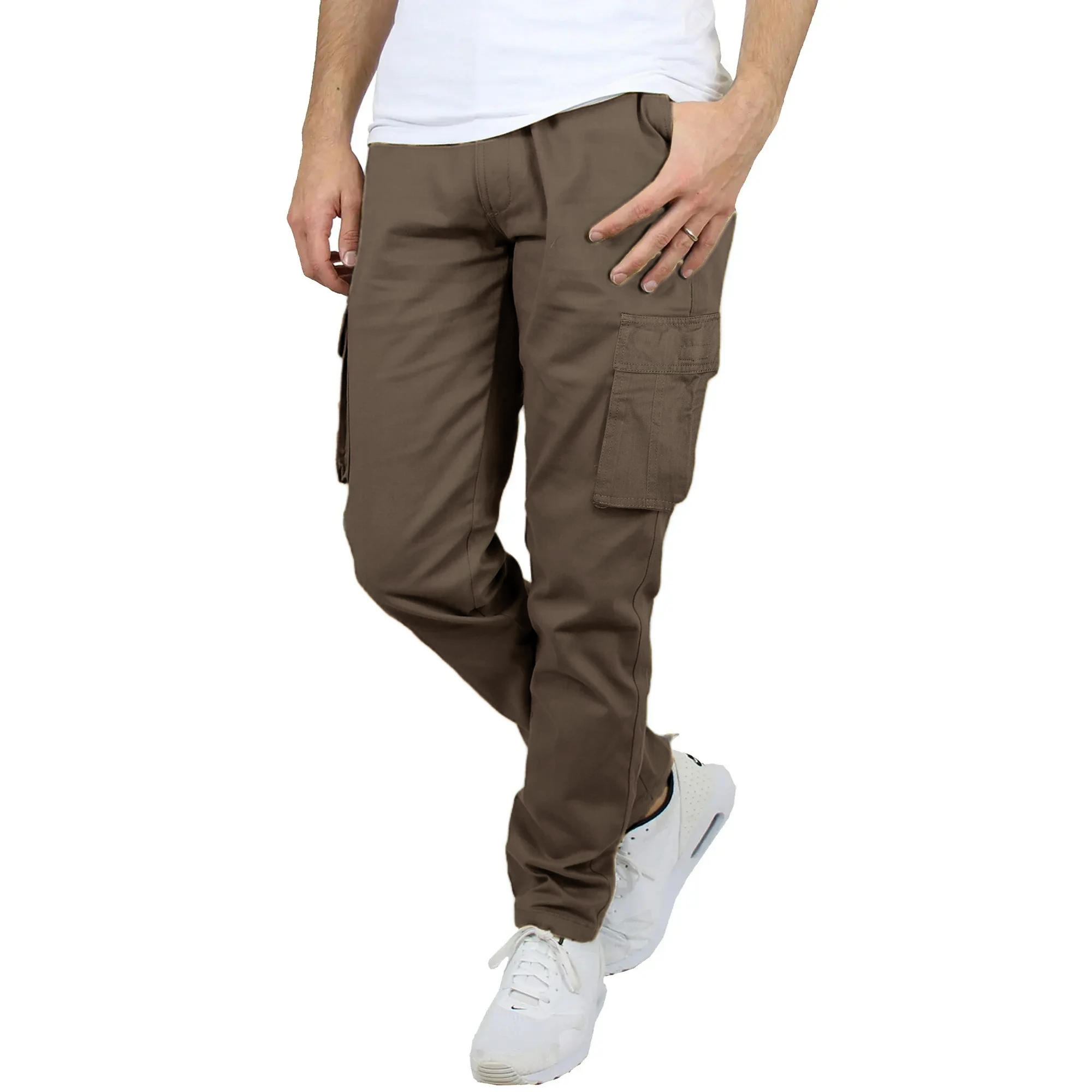 🔥Men's 6-Pack Flex Stretch Cotton Cargo Pants