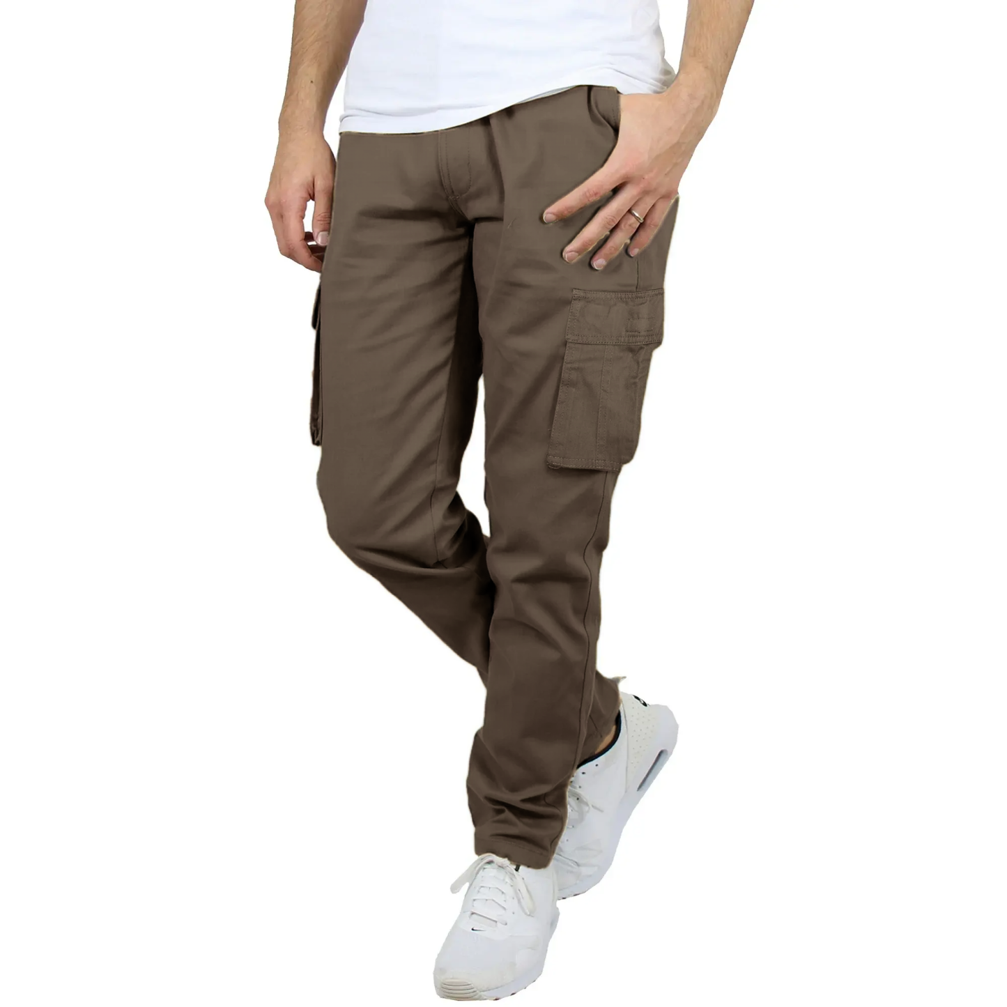 🔥Men's 6-Pack Flex Stretch Cotton Cargo Pants