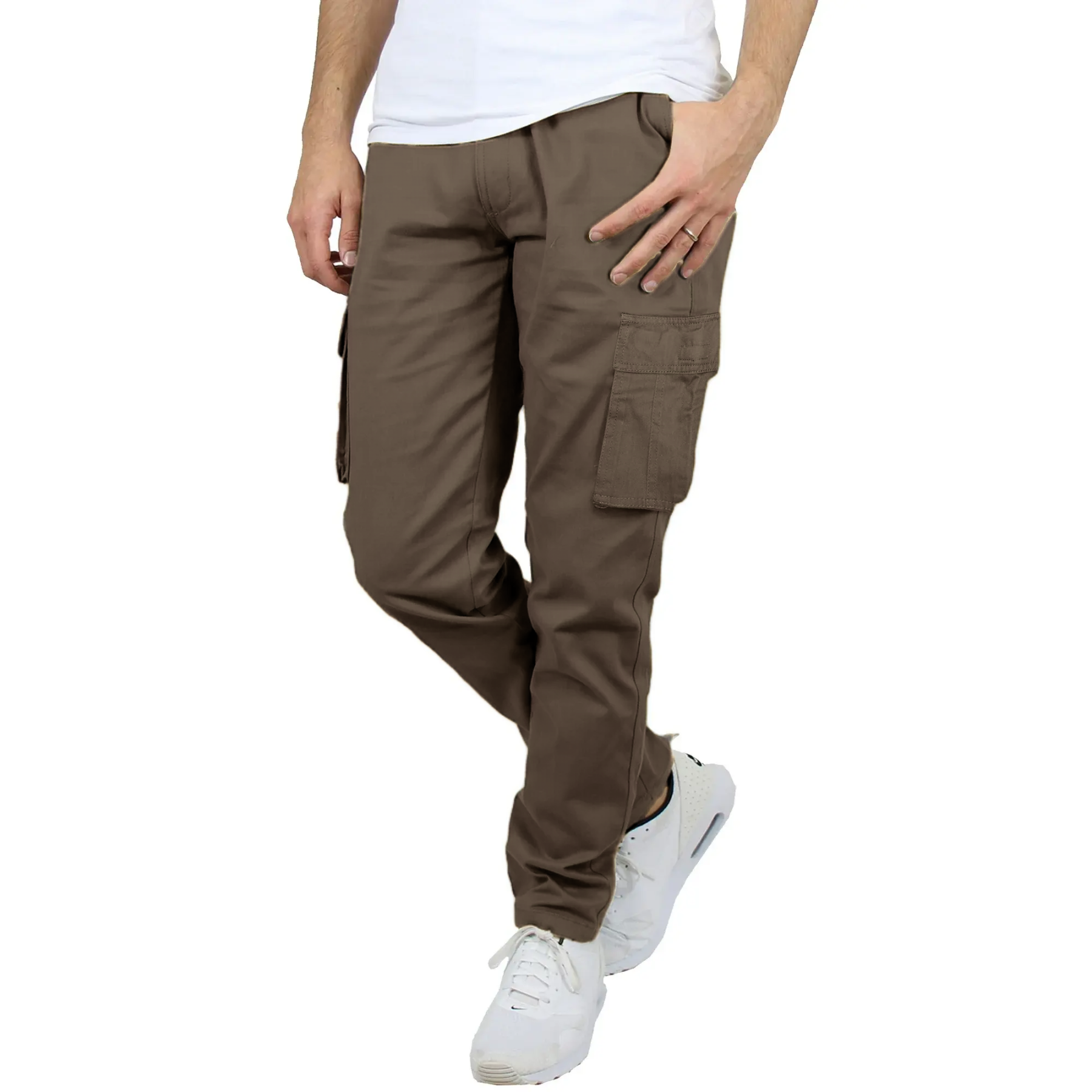 🔥Men's 6-Pack Flex Stretch Cotton Cargo Pants