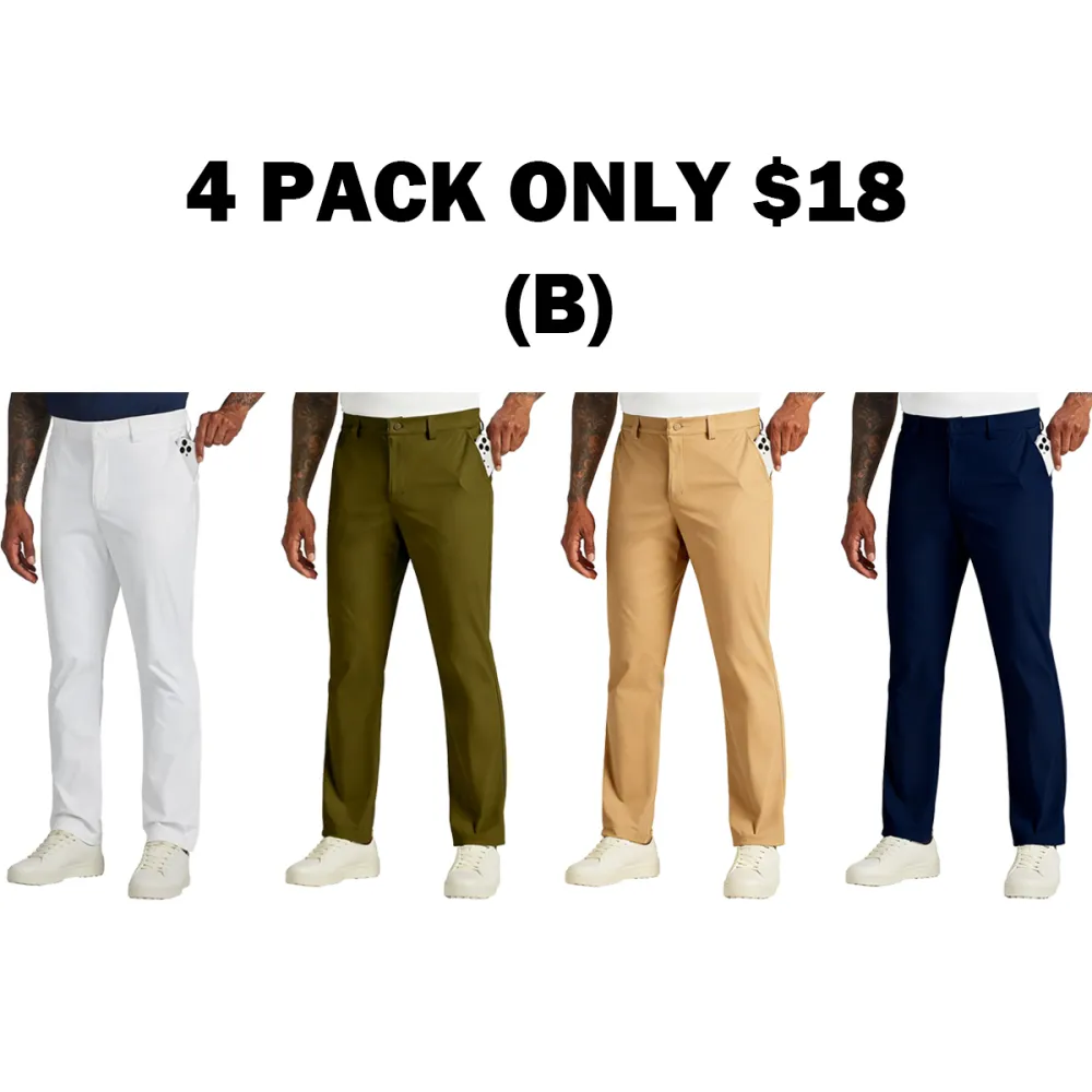 Men's Golf Stretch Straight Pants