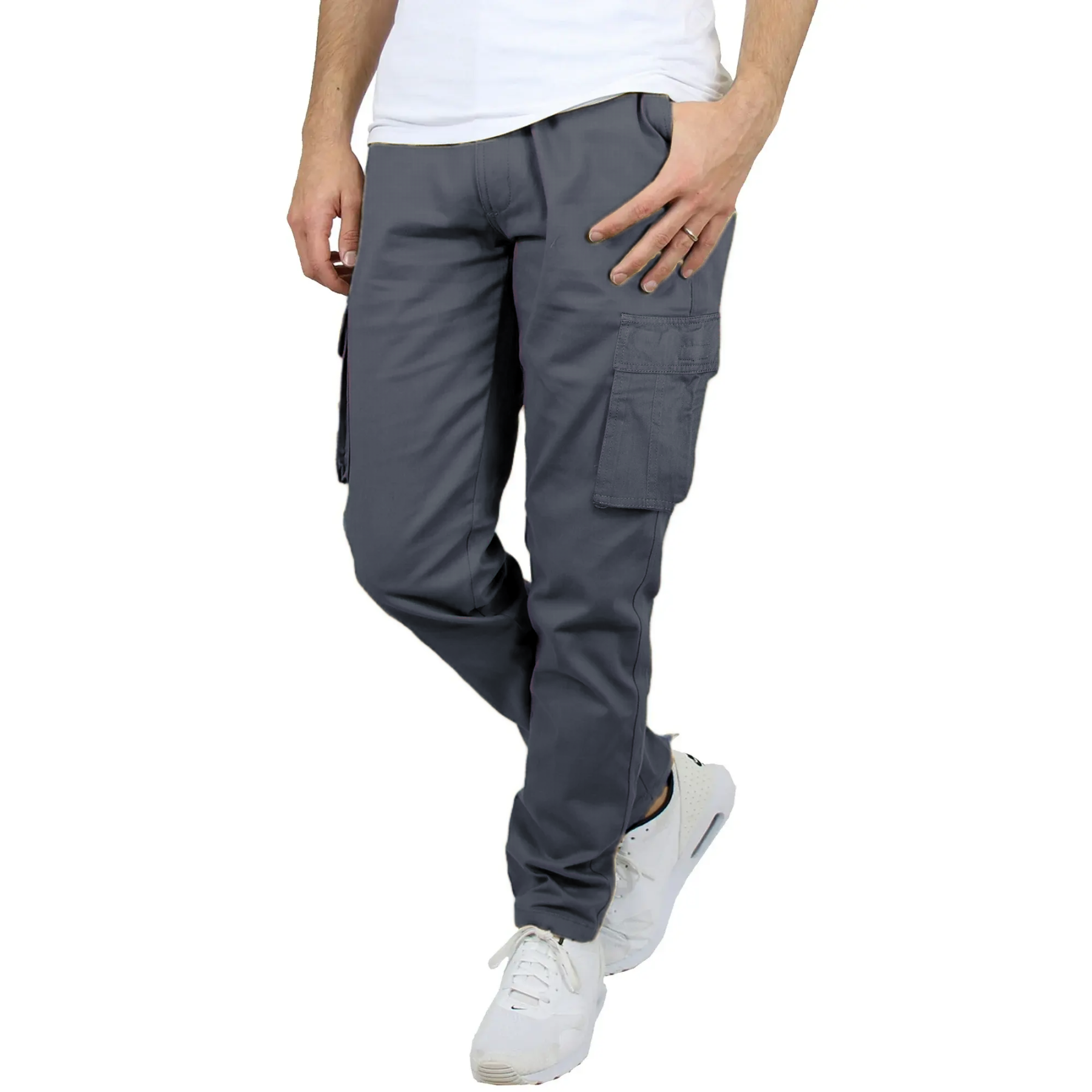 🔥Men's 6-Pack Flex Stretch Cotton Cargo Pants