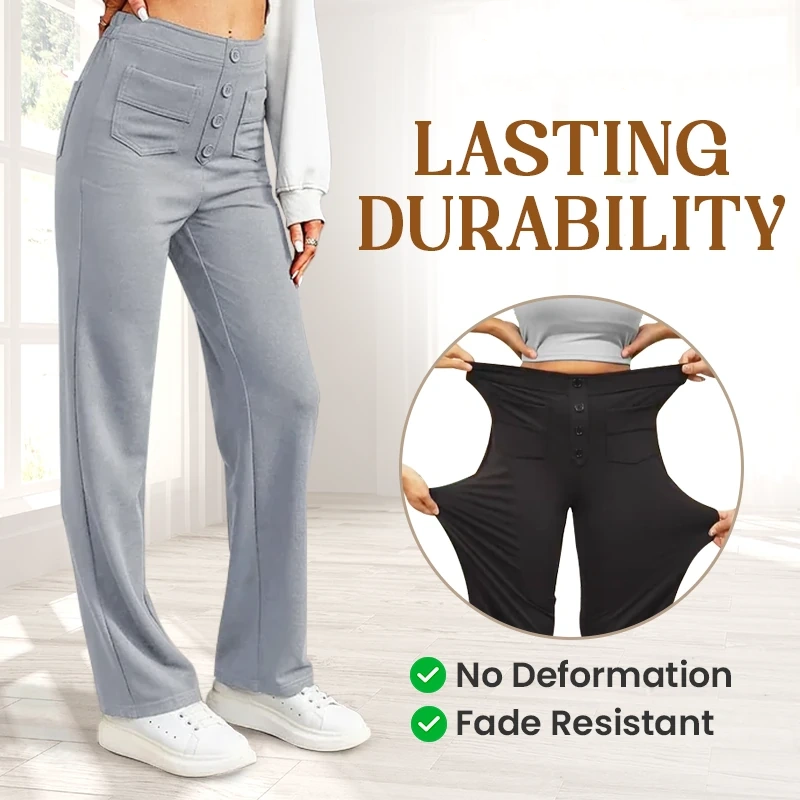 FINAL SALE⚡- Women's Casual High Waist Stretch Pants