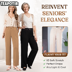 GlamorEase - Perfect Drape High Rise Pull-On Stretch Pants