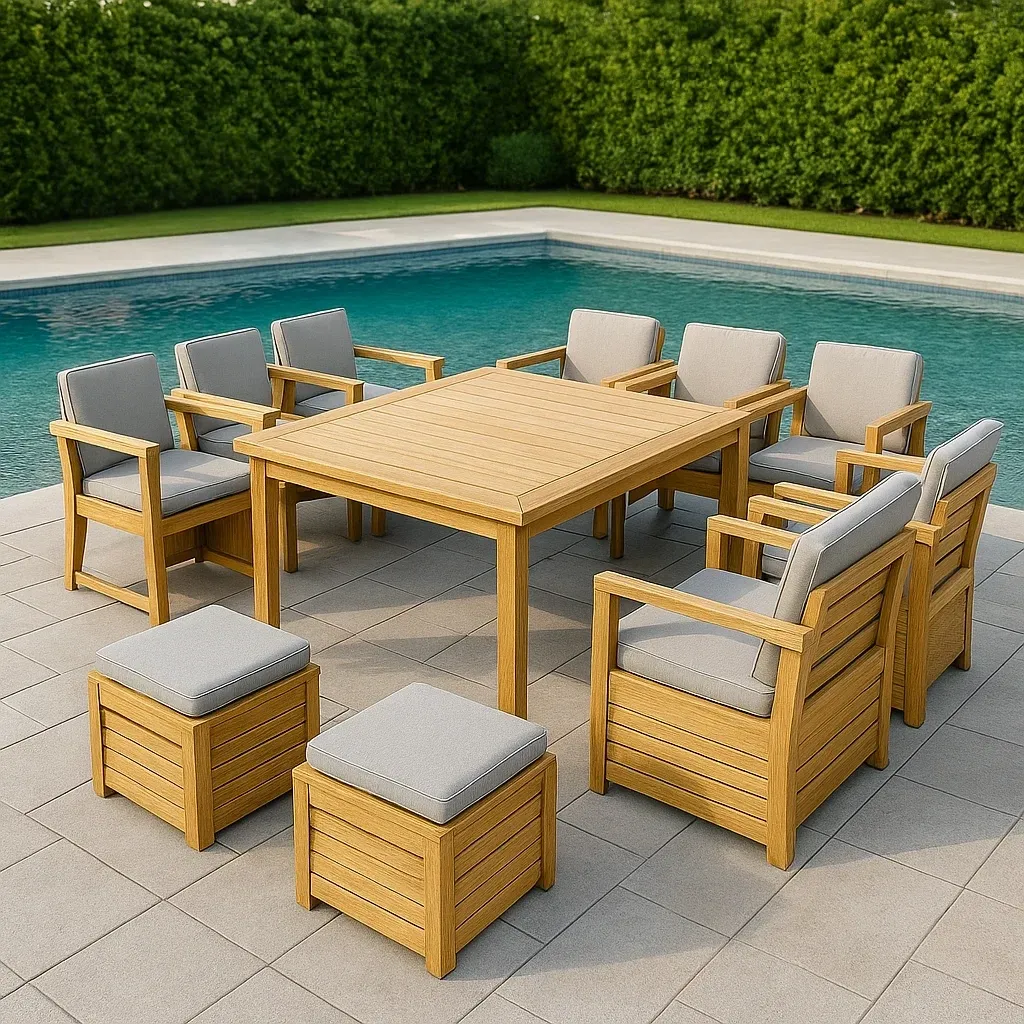Mobilier de jardin,Ensemble salon de jardin - Meutable