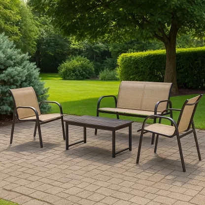 Mobilier de jardin,Ensemble salon de jardin - Meutable