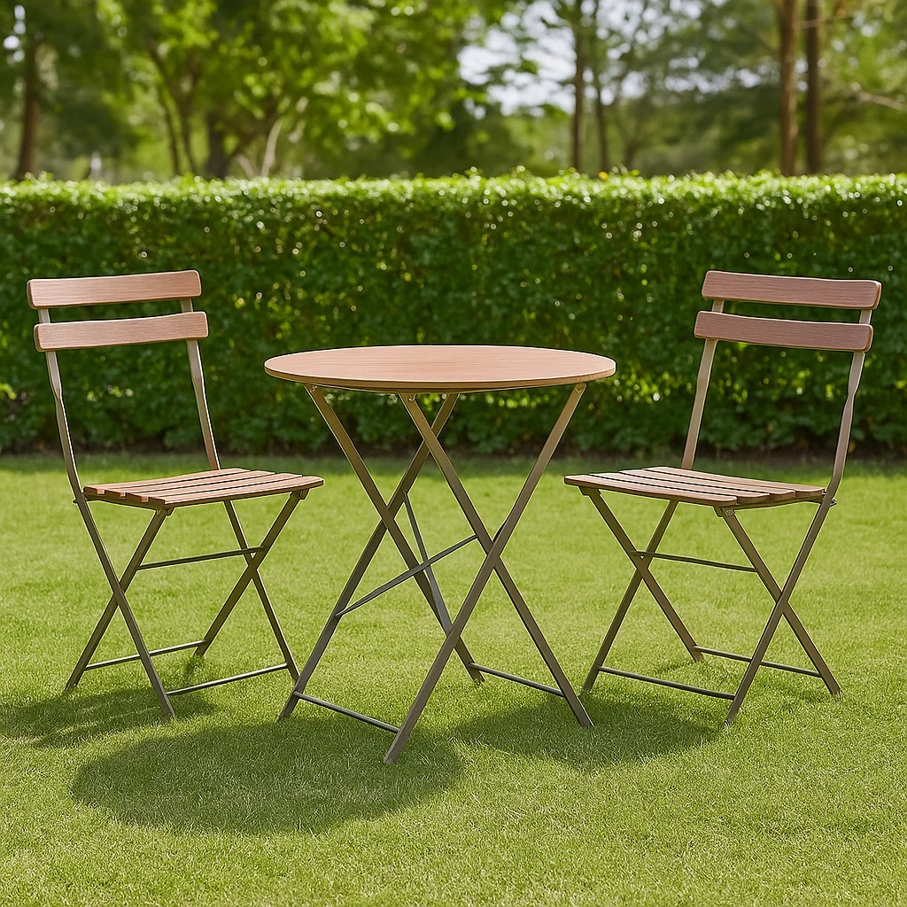 Mobilier de jardin,Ensemble table et chaise de jardin - Meutable