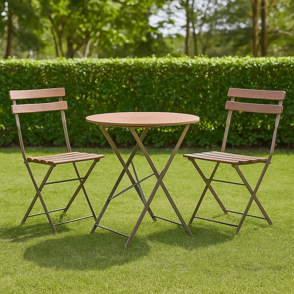 Mobilier de jardin,Ensemble table et chaise de jardin - Meutable