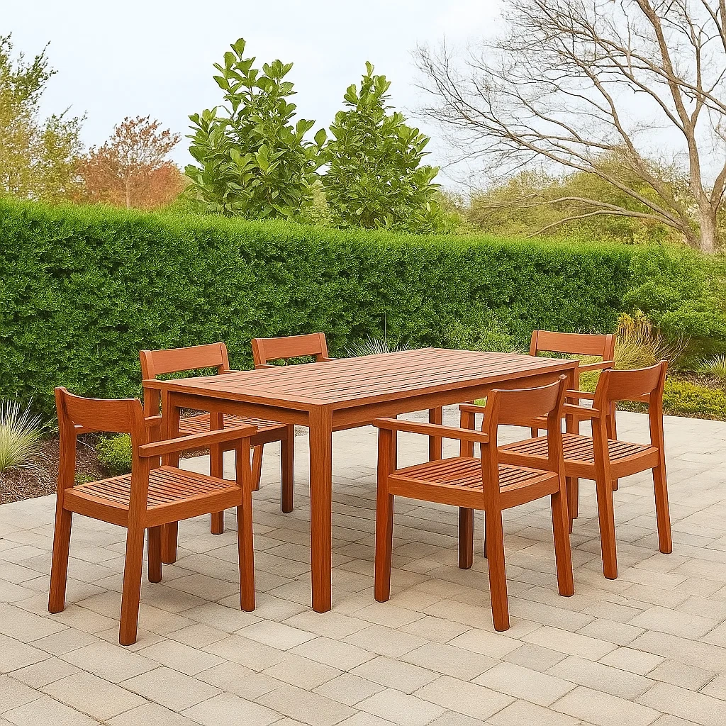 Mobilier de jardin,Ensemble table et chaise de jardin - Meutable