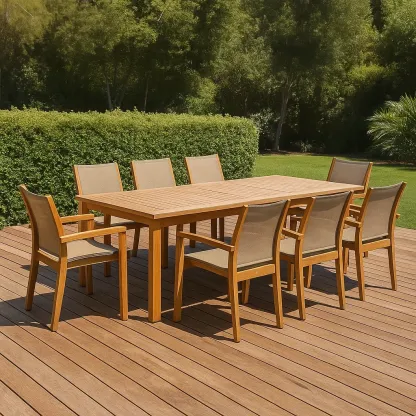 Mobilier de jardin,Ensemble table et chaise de jardin - Meutable