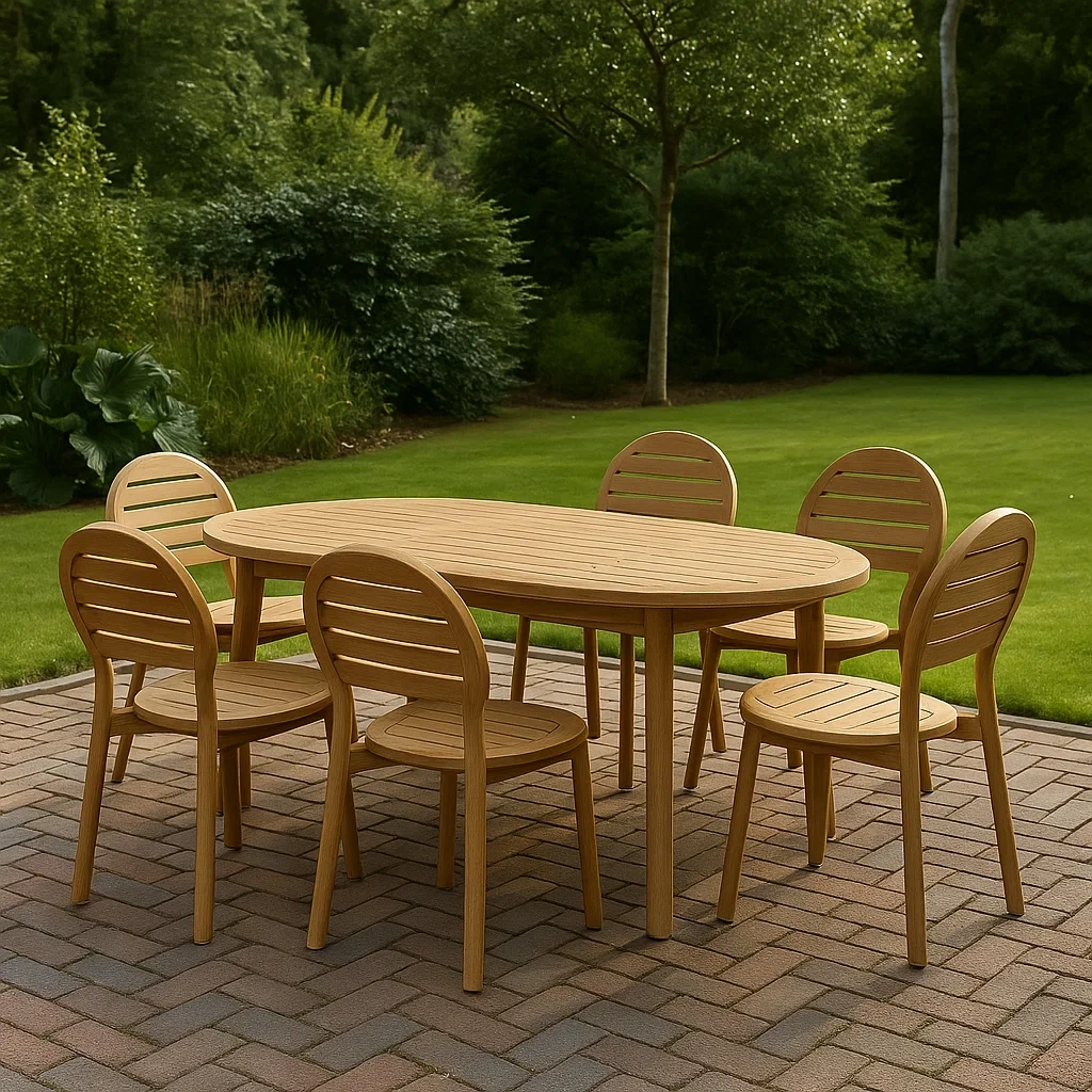 Mobilier de jardin,Ensemble table et chaise de jardin - Meutable