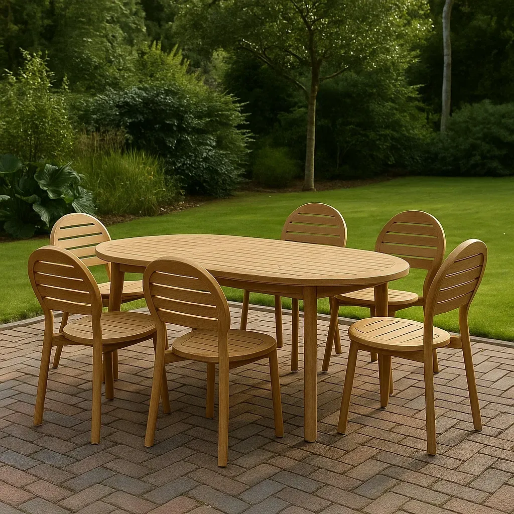 Mobilier de jardin,Ensemble table et chaise de jardin - Meutable