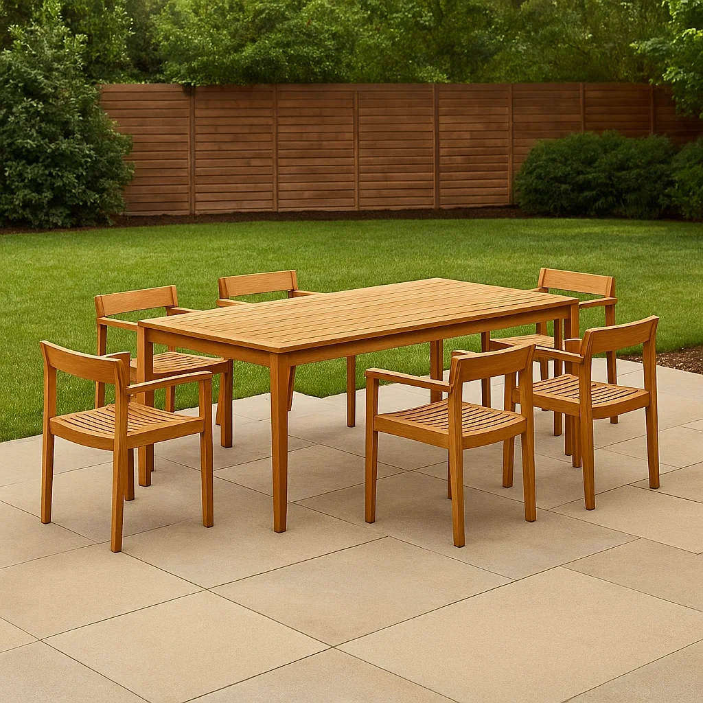 Mobilier de jardin,Ensemble table et chaise de jardin - Meutable