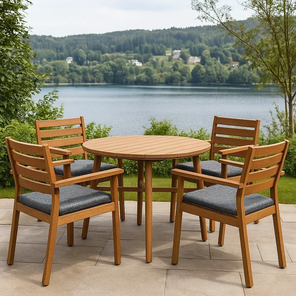 Mobilier de jardin,Ensemble table et chaise de jardin - Meutable