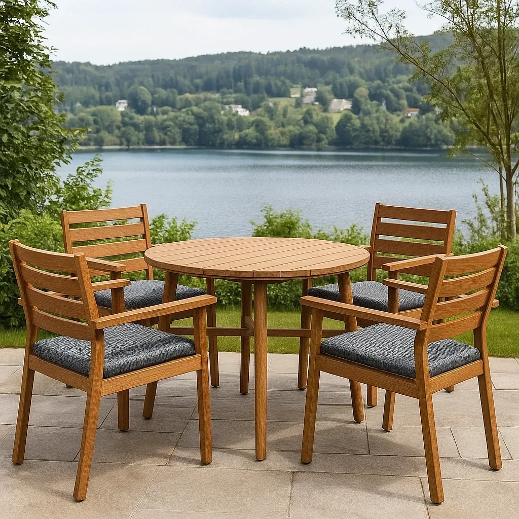 Mobilier de jardin,Ensemble table et chaise de jardin - Meutable