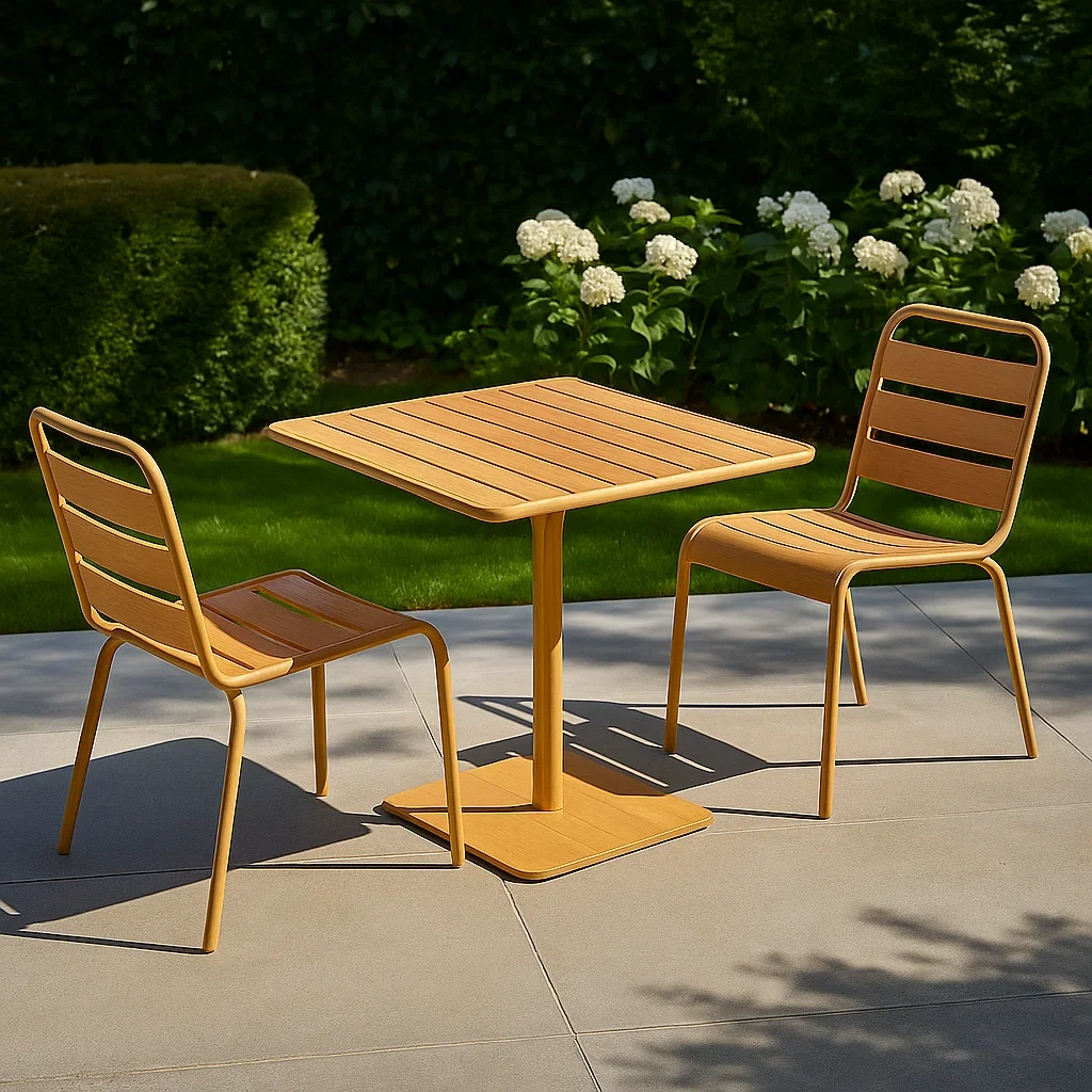 Mobilier de jardin,Ensemble table et chaise de jardin - Meutable