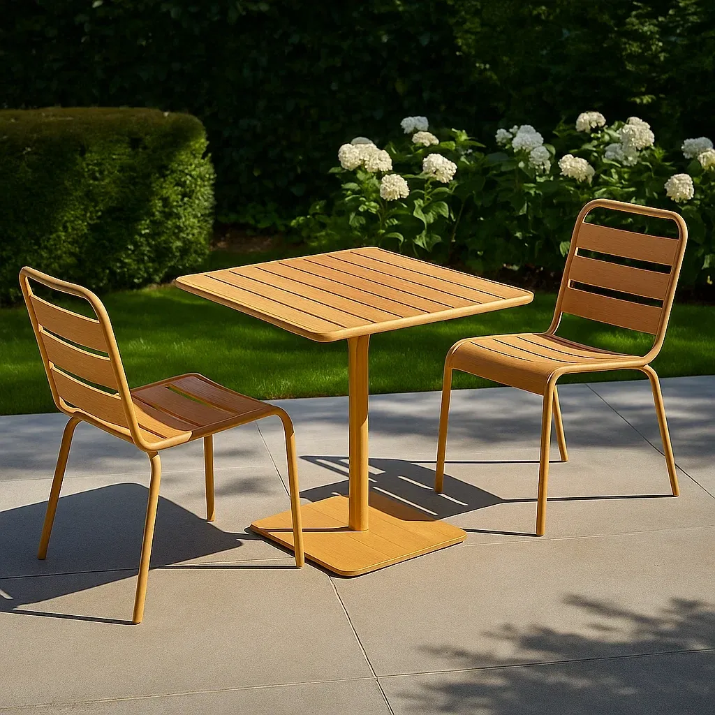 Mobilier de jardin,Ensemble table et chaise de jardin - Meutable