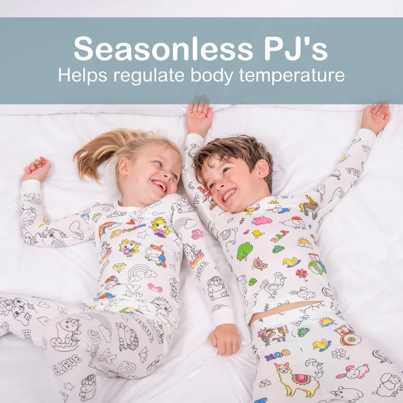 🖌️🎨Kids Coloring Pajamas Set