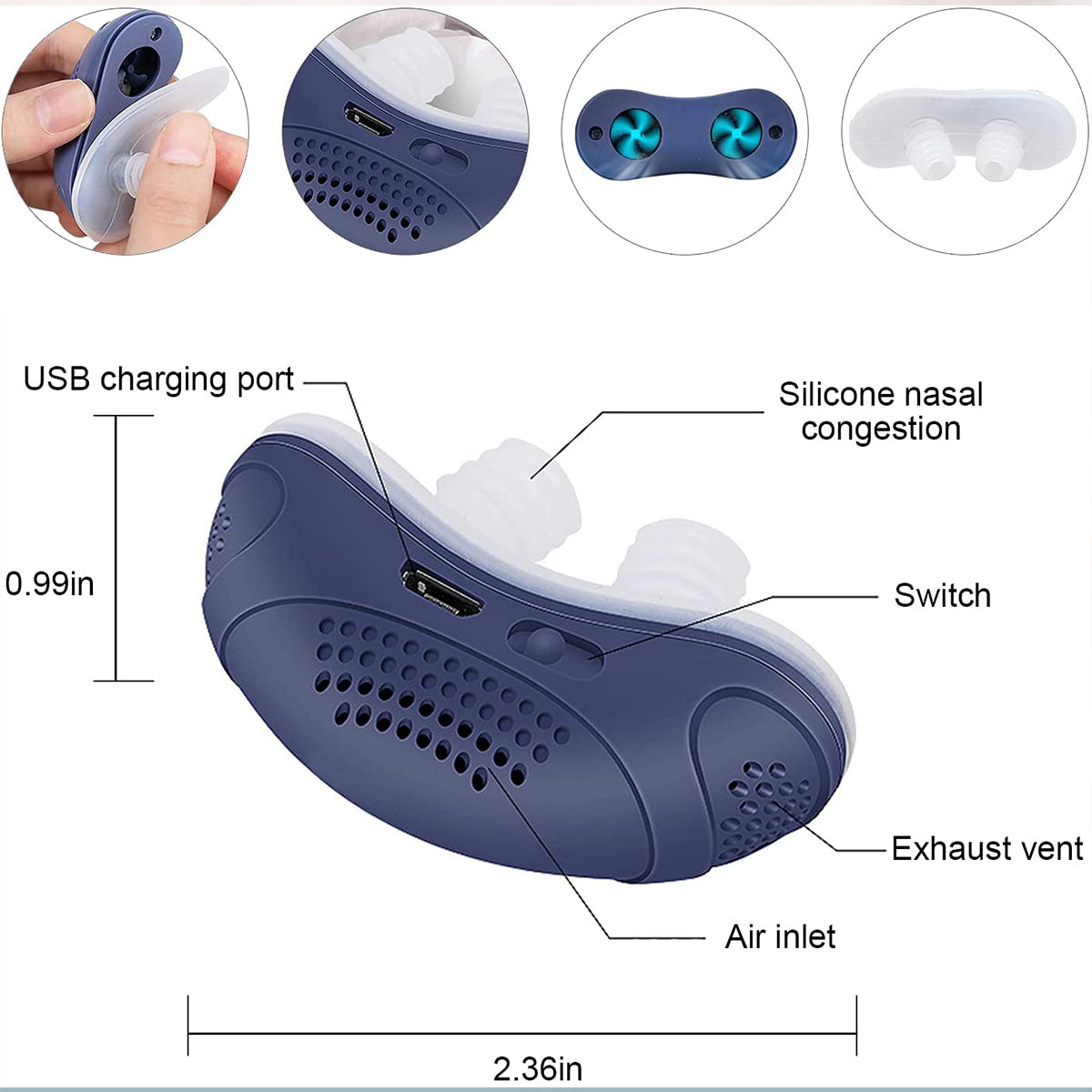 🔥Develops Newly Launched The  Hoseless, Maskless, Micro-CPAP Anti Snoring✅made in the USA✅🔥Limited stock available!🔥
