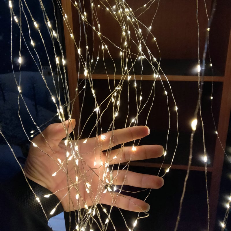 8 Modes Christmas LED Firefly Twinkle String Lights