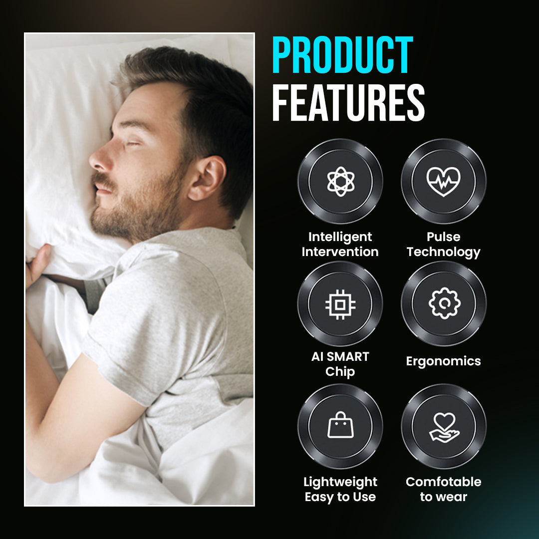 🔥LAST DAY 49% OFF🔥- Smart EMS Anti Snoring & Apnea Device