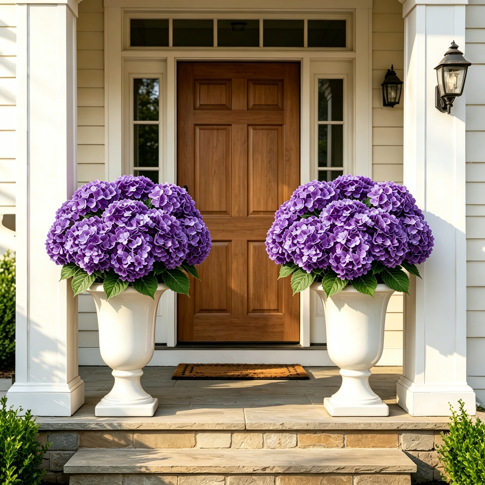 🔥Hot Sale 70% OFF🔥Artificial Outdoor Hydrangea Flowers - UV resistant, Waterproof, Windproof