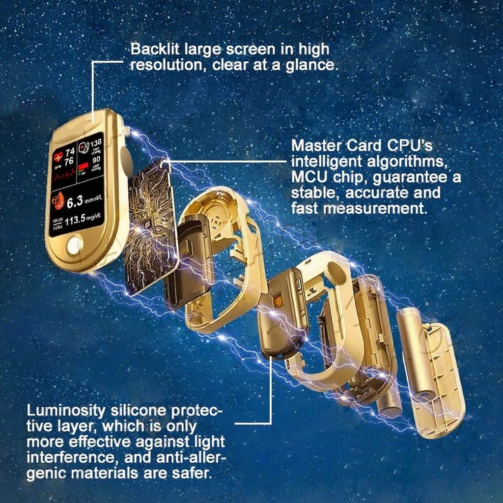 🔥Final 3 Hours: 60% OFF💥 Tenowsy 3-in-1 Health Monitor Painless Testing - Extremely Fast Readings - Accurate Tracking ✅ Blood Glucose ✅ Heart Rate ✅ Blood Oxygen All in One!