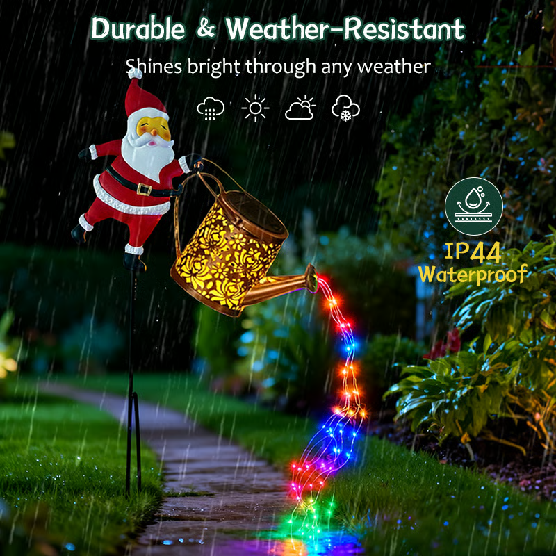 Christmas Solar Kettle Lights Garden Lawn Decorative Lights