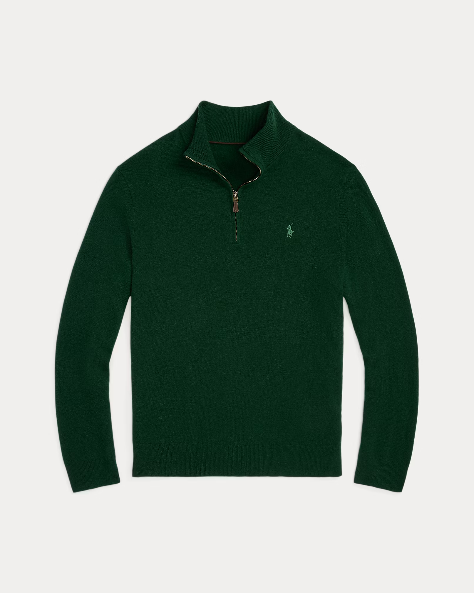 Wool Quarter-Zip Sweater
