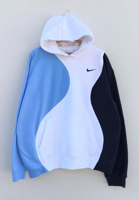 Original patchwork design sweatshirt