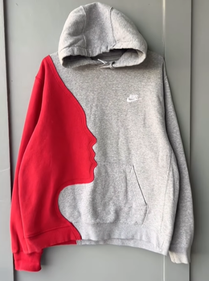 Original patchwork design sweatshirt