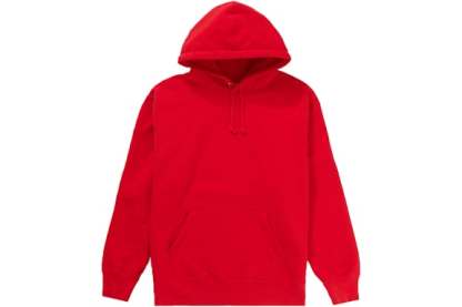 Satin Appliqué Hooded Sweatshirt