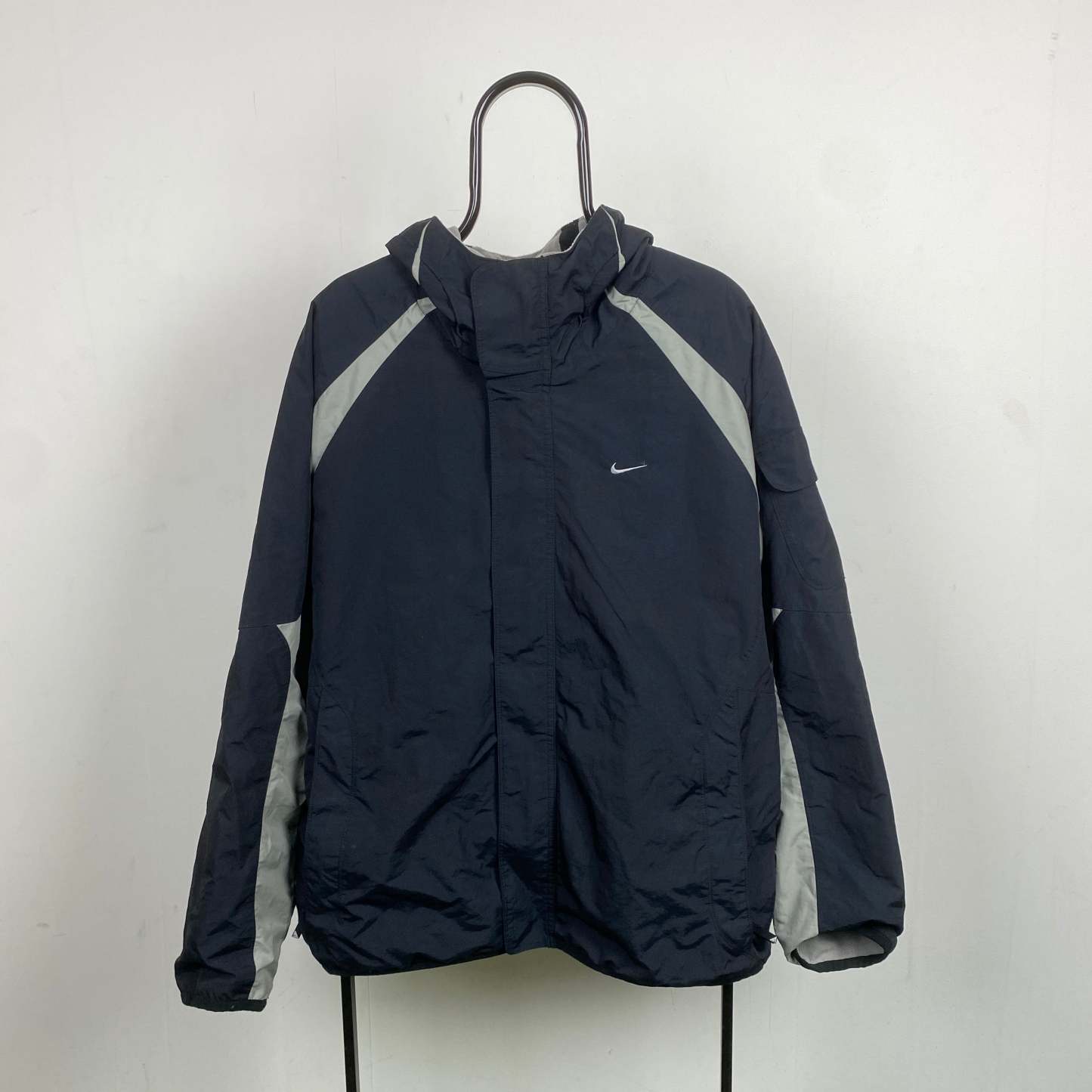 2000'sReversible Fleece Coat Jacket Black