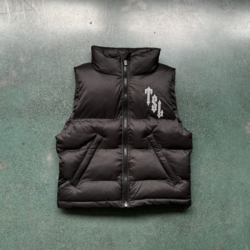 Trapstar Decoded Puffer Vest Black