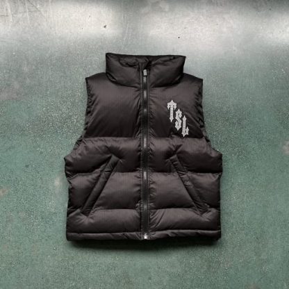 Trapstar Decoded Puffer Vest Black