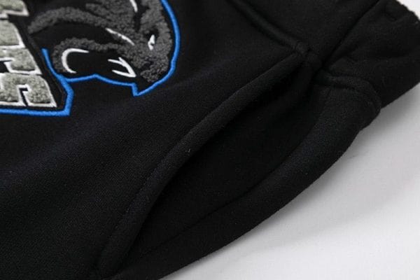 TRAPSTAR CHENILLE DECODED HOODED TRACKSUIT BLACK GREY