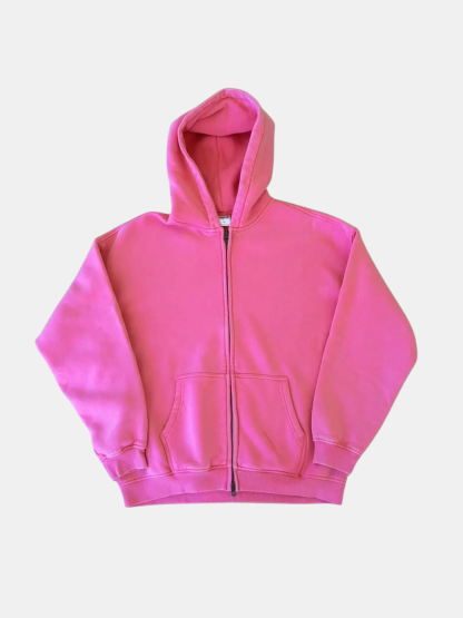 Heavyweight Washed Zip-up