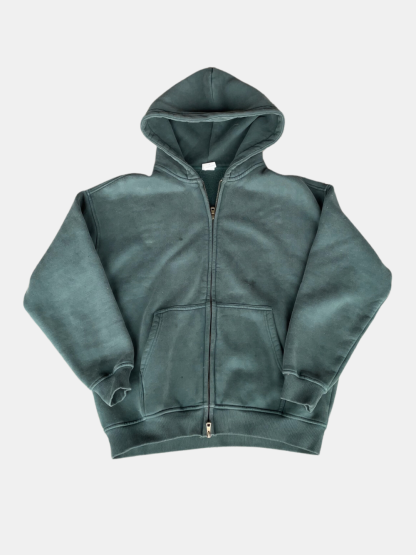 Heavyweight Washed Zip-up