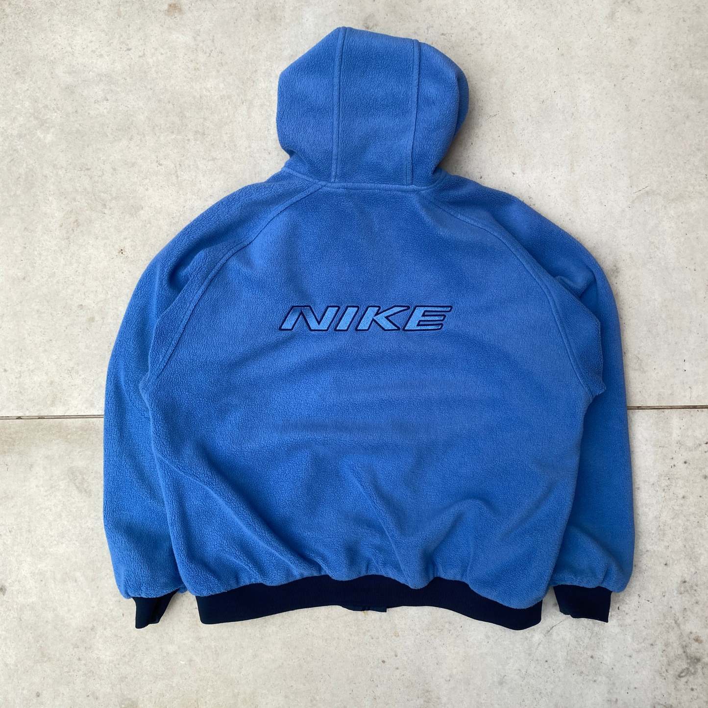 2000'sReversible Fleece Coat Jacket Blue