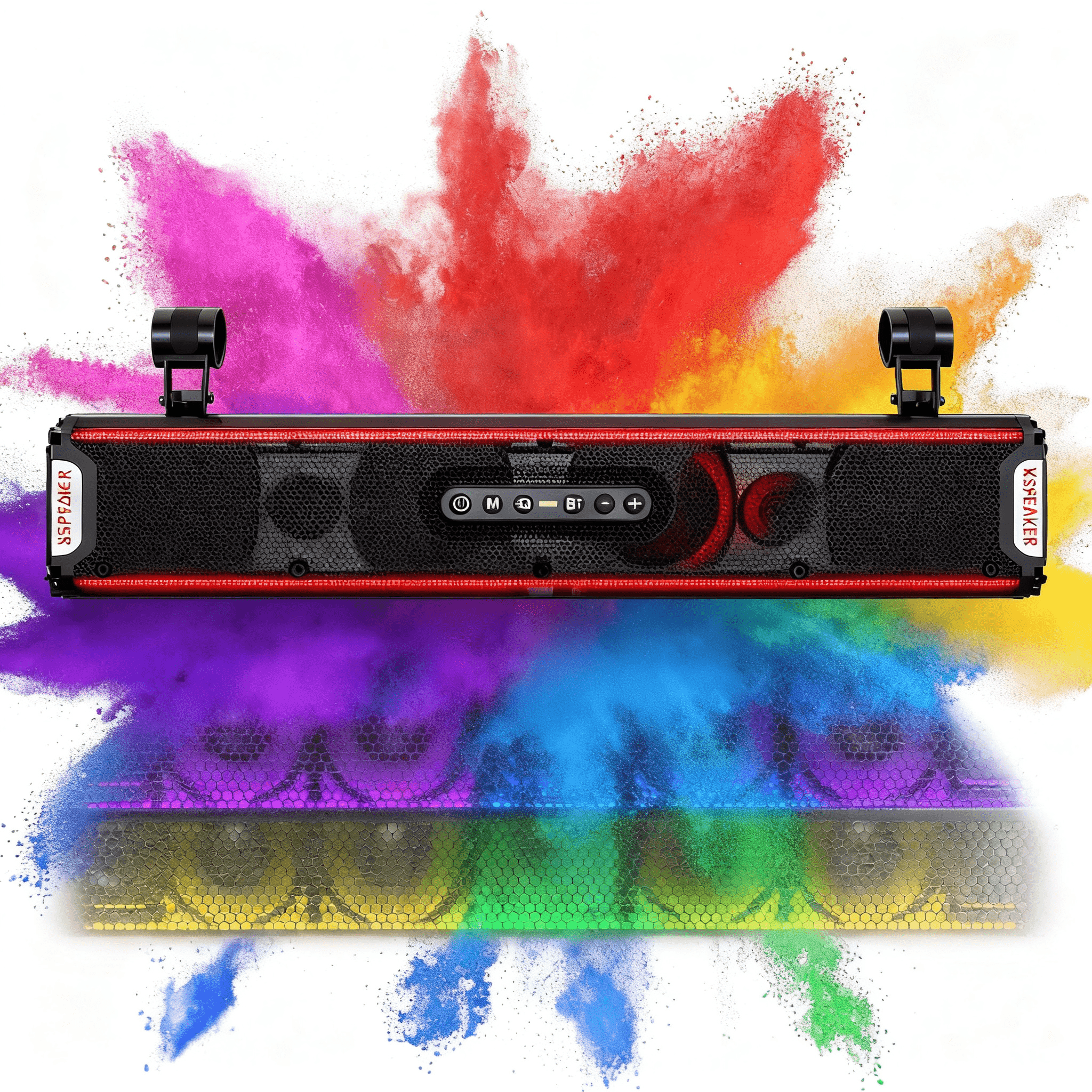 KSPEAKER K66 UTV Sound Bar - 1600W Peak Power, IP67 Waterproof