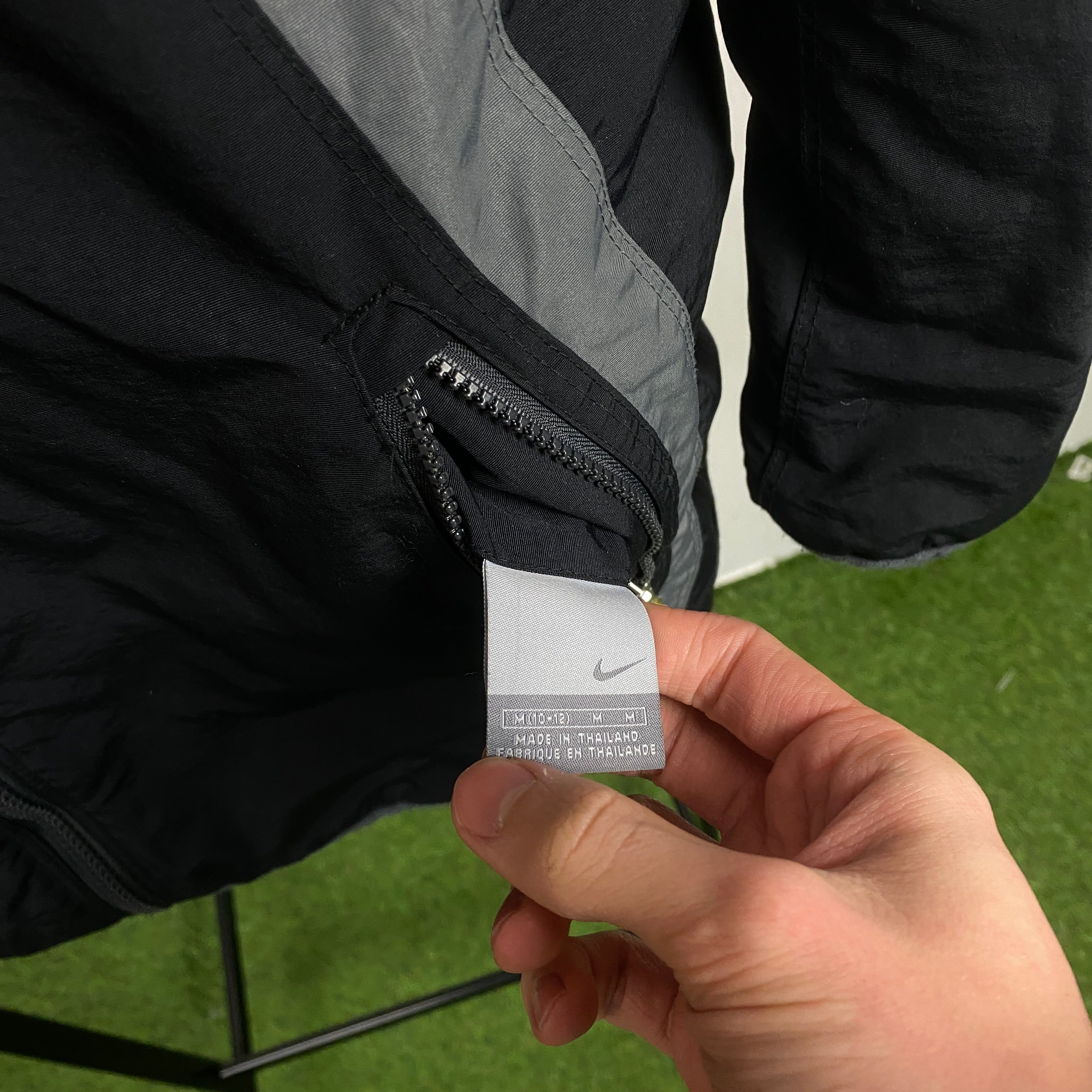 2000'sReversible Fleece Coat Jacket Black