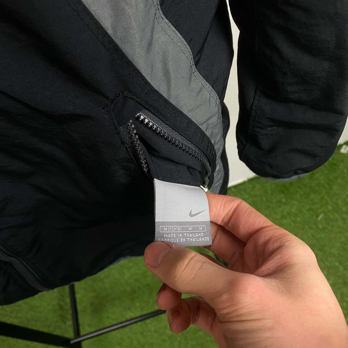 2000'sReversible Fleece Coat Jacket Black