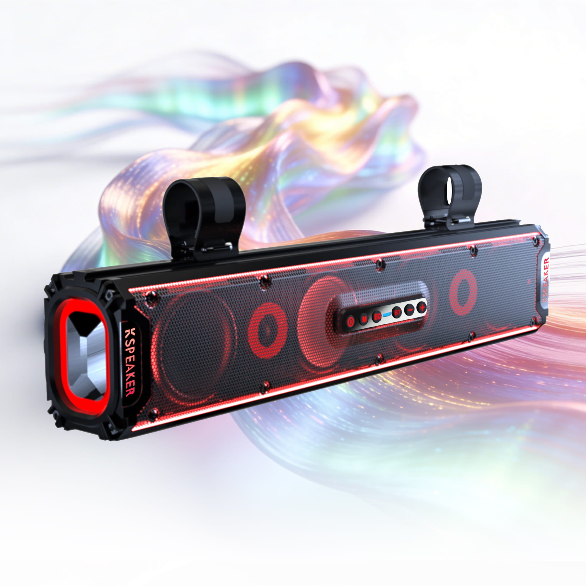 KSPEAKER K66 UTV Sound Bar - 1600W Peak Power, IP67 Waterproof