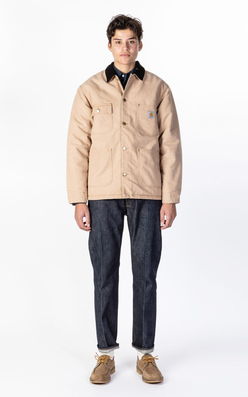  WIP OG Chore Coat Aged Canvas Dusty H Brown