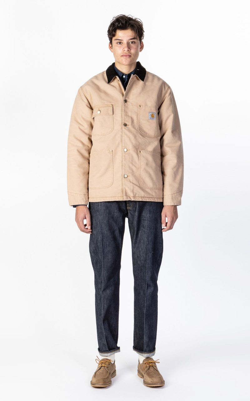  WIP OG Chore Coat Aged Canvas Dusty H Brown