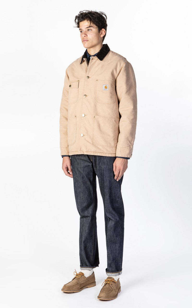  WIP OG Chore Coat Aged Canvas Dusty H Brown