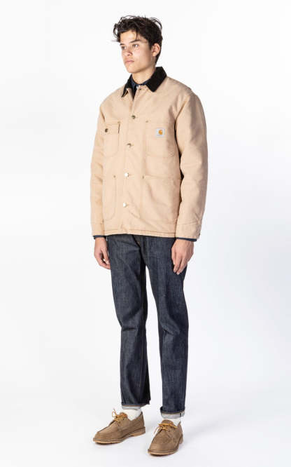  WIP OG Chore Coat Aged Canvas Dusty H Brown