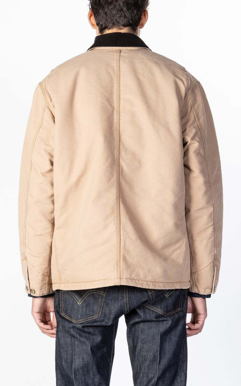  WIP OG Chore Coat Aged Canvas Dusty H Brown