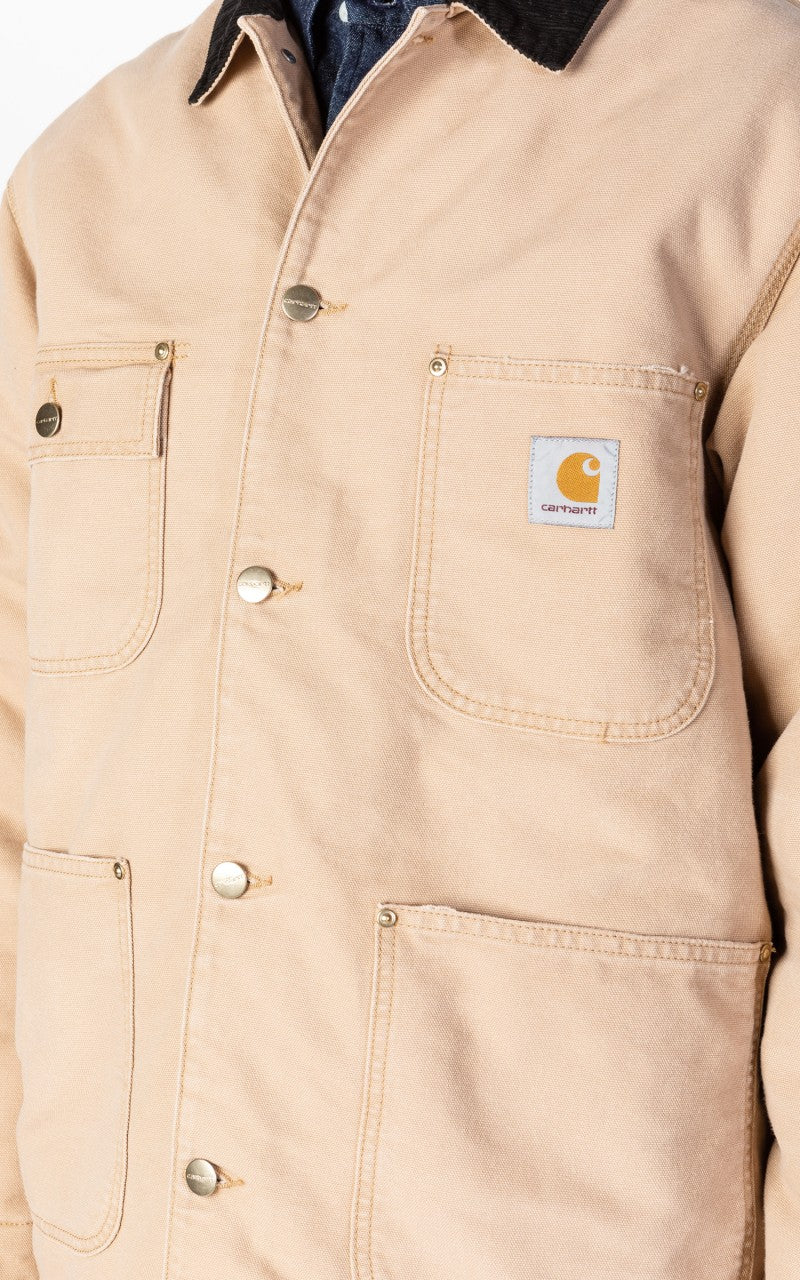  WIP OG Chore Coat Aged Canvas Dusty H Brown