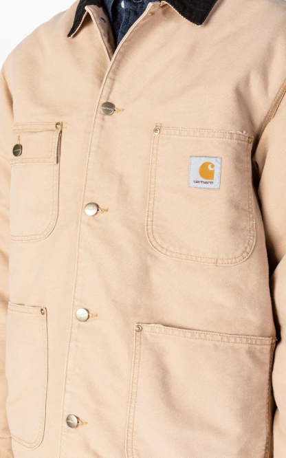  WIP OG Chore Coat Aged Canvas Dusty H Brown