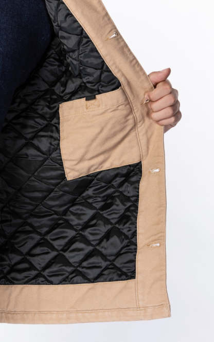  WIP OG Chore Coat Aged Canvas Dusty H Brown